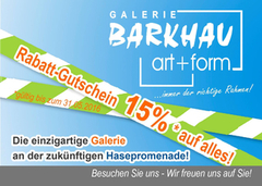 Rabatt Aktion im Mai - Galerie Barkhau Onsabrück - 1
